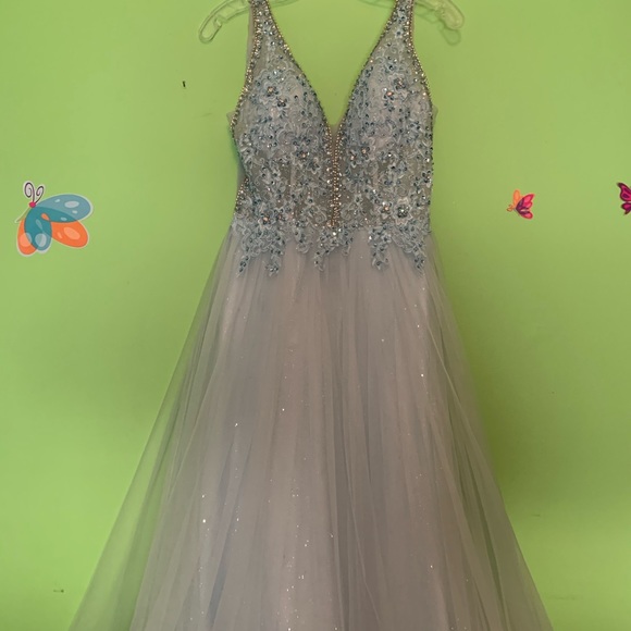 Light blue prom dress - Picture 5 of 5